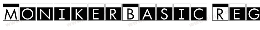 MonikerBasic Regular字体转换
